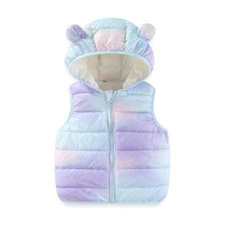 

TOOYOU Boys Coats Toddlers Lightweight Water Proof Packable Vest Cotton Jacket Warm Winter Outwear 3-4 Years