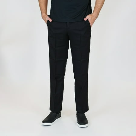 - Greg Norman Men's Solid Flat Front Pants