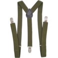 thumbnail image 1 of HSHDLDF Mens Suspenders 1" Inch Elastic Adjustable Y-Back Clip-on Suspender, 1 of 7