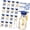 01, variant on 7829 Light up Graduation Mason jar with Graduation Cap Graduation Centerpieces