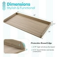 thumbnail image 6 of Kaboon Washer Dryer Countertop with Edge Rails, 28" x 58", Oak, 6 of 6