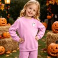 thumbnail image 5 of Leey-World Girls Halloween Crewneck Sweatshirts Girls Funny Halloween Print Festival Pullover Sweatshirt Long Sleeve Fall Clothes, 5 of 9
