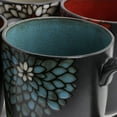 thumbnail image 3 of Gibson Home Gardenia Cafe 4 Piece 16 oz. Assorted Mug Set, 3 of 6