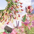 thumbnail image 4 of Guvpev 24" Spring Wreaths for Front Door Not Withering Artificial Floral Wreath with Wildflowers Summer Decorations for Indoor Outdoor Window Wall Farmhouse Porch Wedding Holiday Easter Home Decor, 4 of 9
