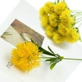 thumbnail image 4 of 15 Pcs Dandelion Artificial Flowers Plants Bouquet Plastic Flower for Home Decoration/Wedding Decor (Yellow), 4 of 6