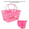 thumbnail image 3 of unbranded Cesta De Plástico Para Almacenamiento De Artículos Varios Con Asas Dobles Y Resistente Color Rosado, 3 of 7