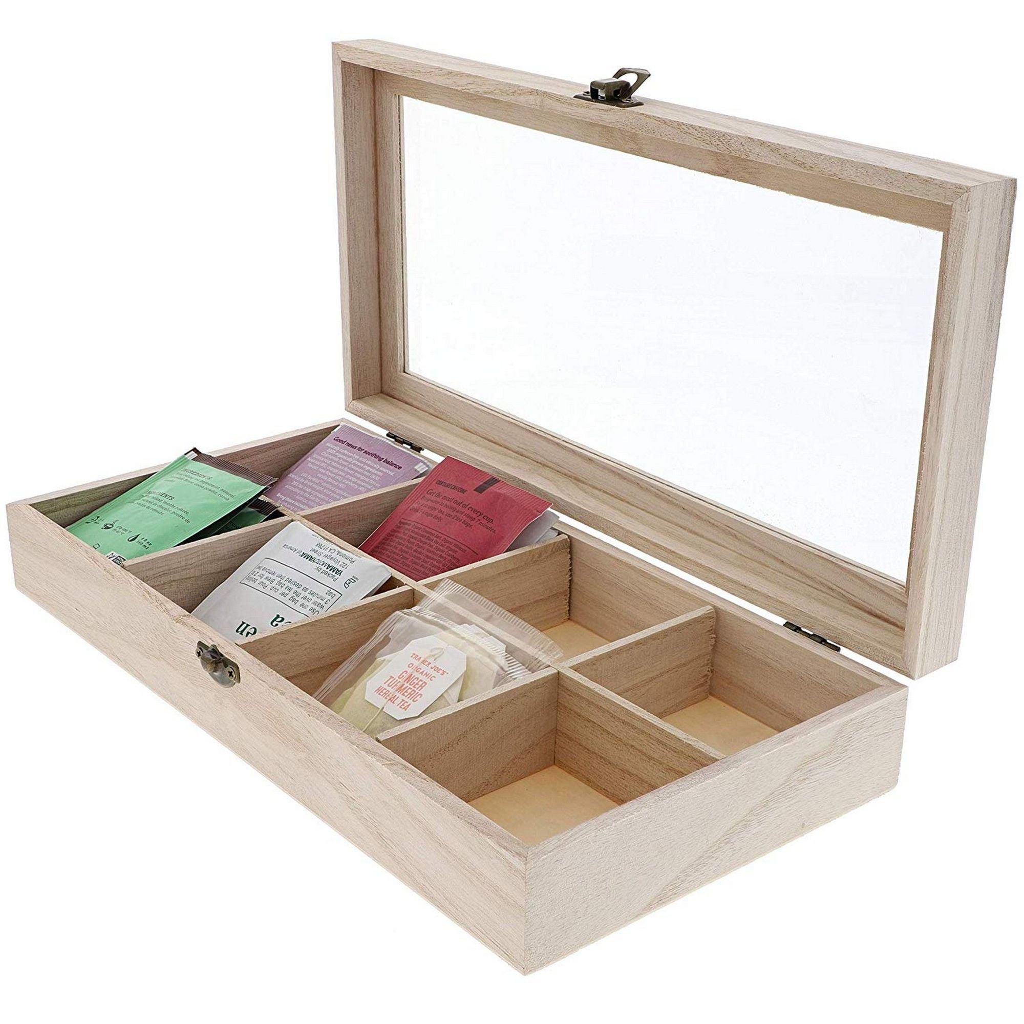 wooden tea box organizer wooden tea box organizer