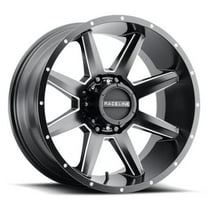 22x10 Raceline 954M Stryker Satin Black & Milled Wheel 5x5 (-19mm)
