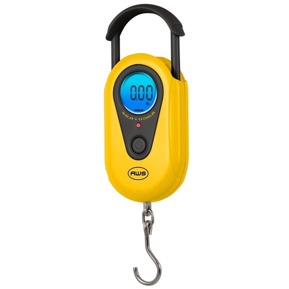 American Weigh Scales Industrial Precision Digital Hanging Scale, Yellow, 11lb (AMW-SR-5)