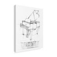 Trademark Fine Art 'Piano Sketch' Canvas Art by Ethan Harper - Walmart.com