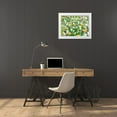 thumbnail image 3 of Frank, Assaf 18x15 White Modern Wood Framed Museum Art Print Titled - Colorful Tulip flowers, 3 of 4