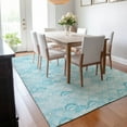 thumbnail image 6 of Addison Rugs Mayfield Washable Coastal Shells Aqua Rectangle Rug, 8' x 10', 6 of 6