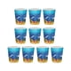 thumbnail image 1 of Vajilla desechable para fiesta, vajilla con delfines, accesorios creativos para , mundo submarino para festivales, suministros para fiestas en 10 vasos de papel, 1 of 8
