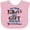 AD-Pink, variant on Inktastic I'm Your Fathers Day Mom Says You're Welcome Boys or Girls Baby Bib