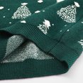 thumbnail image 6 of Lovskoo Merry Christmas Sweaters for Women 2023 Trendy Long Sleeve Pullove Round-Neck Casual Sweater Tops Green, 6 of 7