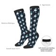 thumbnail image 4 of Balery Christmas Gnome blue Calcetines novedosos Calcetines deportivos Calcetines hasta la rodilla Calcetines de algodón Calcetines originales y geniales, 4 of 6