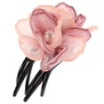 thumbnail image 2 of Jaw Alligator Clip de hilo de seda Flower Billed Hair Centá para cabello delgado Cabello grueso, 2 of 5