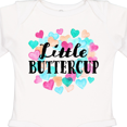 thumbnail image 4 of Inktastic Little Buttercup Hearts Boys or Girls Long Sleeve Baby Bodysuit, 4 of 5