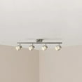 thumbnail image 4 of Hampton Bay 4-Light Pewter Integrated LED Track Lighting Fixture, 4 of 5