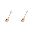 thumbnail image 4 of Toystoory Cuchara de helado lavable a prueba de herrumbre Cuchara colgante de acero inoxidable, oro rosa, plano Oro rosa pala plana 2piezas Toystoory CBP148426, 4 of 6