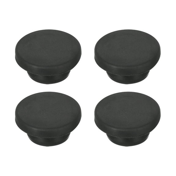 Uxcell 4pcs T-Shaped Silicone Plugs 26mm 1 Inch Dia Snap in Plug Hole Seal Cover Round Rubber Stopper