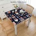 thumbnail image 2 of nygtbtfer Rectangle Dining Table Cloths, Tablecloth American Star Flag Tables Cover for Kitchen Dinner Indoor Outdoor Holiday Party Decor, 2 of 7