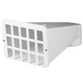 thumbnail image 1 of OULII Y Shaped Downspout Connector Downspout Diverter White PVC Wall Drainage 1Pack, 1 of 8