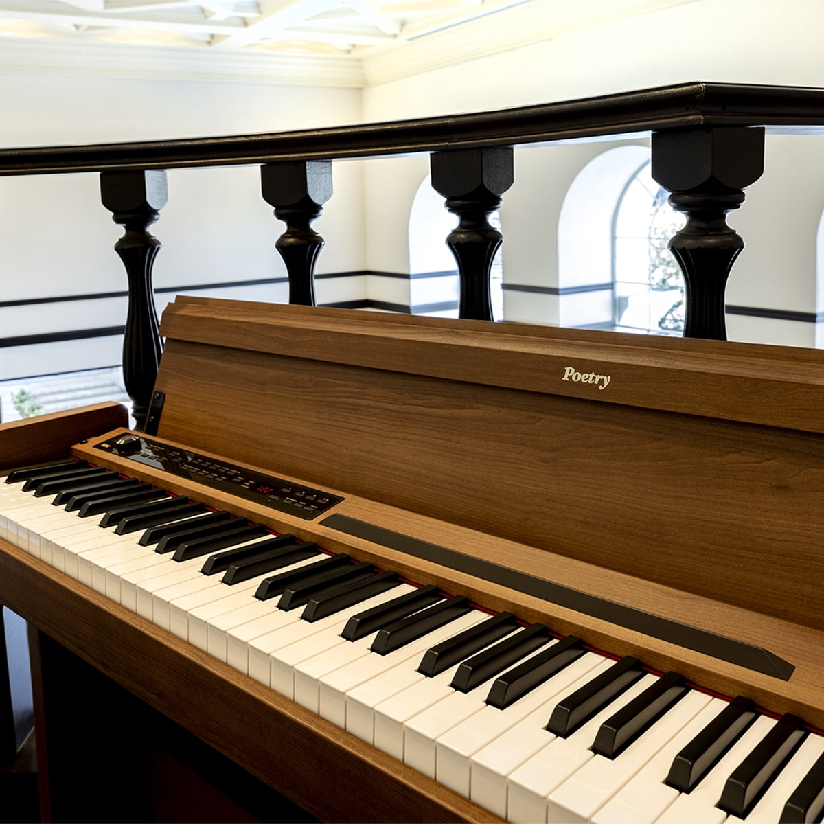 Korg Poetry 88-Key Console Digital Piano, Poetic Brown