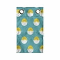 thumbnail image 1 of Yellow Bird Hanging Pocket Organizer, Repetitive Cartoon Chickens in Cracked Eggs Pattern, Printed Polyester Storage Bag with Pockets, 9" x 27", Seafoam Yellow, 1 of 2