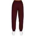 thumbnail image 7 of BRDFRL Women's Sexy Lounge Stretch Casual Jogger Drawstring Sweatpants with Pockets Watermelon Red 5XL, 7 of 7