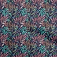 thumbnail image 1 of oneOone Velvet Rose Brown Fabric Leaves Sewing Material Print Fabric By The Yard 58 Inch Wide, 1 of 7