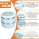 thumbnail image 5 of Thermos for hot food, lunch box, thermal lunch box stackable hot food insulated box 304 stainless steel round lunch box sealed food containers (double), 5 of 5