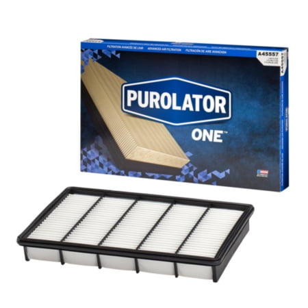 PurolatorONE Advanced Filtration Engine Air Filter: Full Synthetic Highly Embossed Media  Up To 99% Dirt Removal