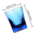 thumbnail image 2 of EXHUMKY 3Ud Vasos Para Whisky Y Vino En Acrílico Transparente Azul Para Bar Y Hogar, 2 of 8