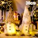 thumbnail image 2 of Muñeco navideño sin rostro de gnomo luminoso de 30 cm, decoración para árboles de Navidad 2024, luz nocturna, regalo de Navidad 2023, decoración del hogar para el año nuevo, 2 of 5