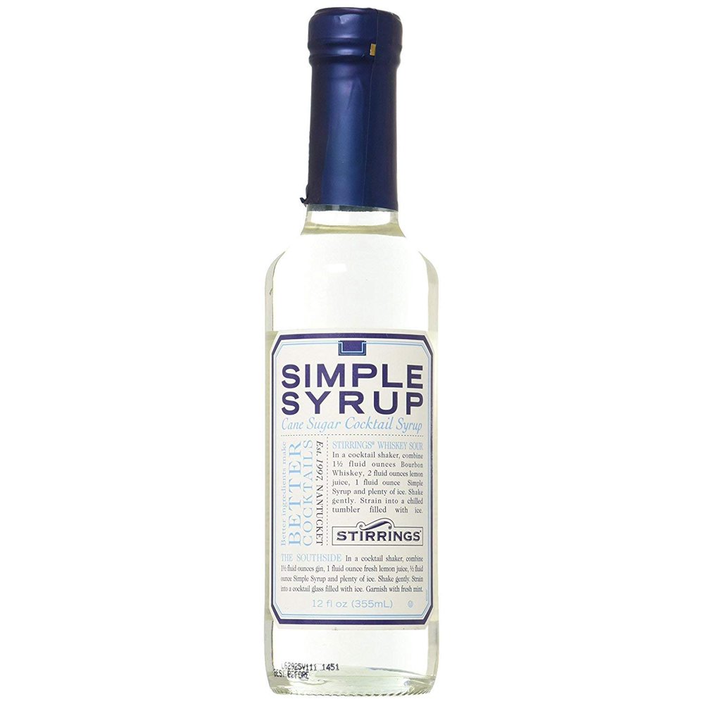 Stirrings Simple Cane Sugar Cocktail Syrup, Made with Pure Cane Sugar