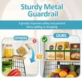 thumbnail image 5 of TINANA Magnetic Shelf for Fridge with Lid, 2 Pack Heavy-Duty Refrigerator Organizer, Fruit Potato Onion Storage Bin & Spice Rack for Kitchen, Pantry, 5 of 7