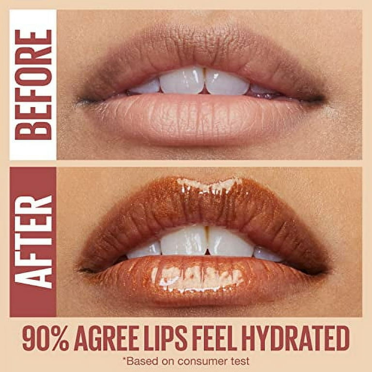 Gloss Gloss Lifter with Acid, Hyaluronic 18 York Lip Maybelline High New Bronze Shine Bronzed,
