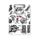 thumbnail image 1 of Instrumentos de musica combinacion ilustrar patron Portapapeles Carpeta de escritura Placa de soporte A4, 1 of 4