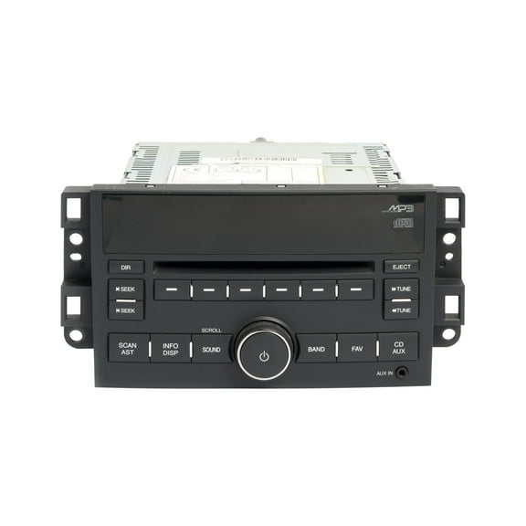 Restored 2010 Chevrolet Aveo AM FM Radio Receiver Single Disc CD MP3 Player 95981814 (Refurbished)