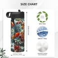 thumbnail image 4 of Pofeuu Vibrant Bouquet Waterfall Print 18oz Sports Insulated Kettle, Sports Bottle Water Bottles For Men Women For Gym Hiking Camping Running Mountain Bike Outdoor Sports, 4 of 8