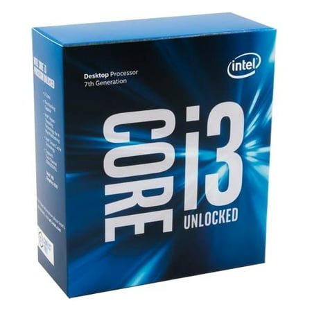 Intel Core i3 i3-7350K Dual-core (2 Core) 4 GHz Processor - Socket H4 LGA-1151Retail Pack - 512 KB - 4 MB Cache - 64-bit Processing - 14 nm - Intel HD 600 (Best Intel Socket For Gaming)