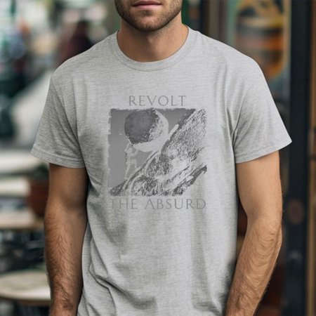 Albert Camus Shirt, Philosophy Shirt, Myth Of Sisyphus Tee, Revolt The Absurd, Philosopher Gift For Him, Greek Mythology, Existentialism, Gift For Men, Women, Shirt, Sweatshirt, Hoodie