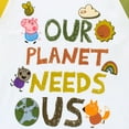 thumbnail image 2 of Pwppa Pig Boys Our Plant Needs Us Long Sleeve Top Grren Sizes 2T-8, 2 of 3