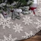 thumbnail image 1 of 48 pulgadas Jacquard Cachemira copo de nieve árbol falda felpa árbol de Navidad alfombra fiesta decoración del hogar JAMW Sencillez, 1 of 5