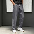 thumbnail image 2 of Gyexs Chinos Pants Men Straight Fit Dress Business Work Casual Travel Slacks Beach Summer Lightweight Trousers Men's Fashion GY2, Szie XXL, 2 of 5