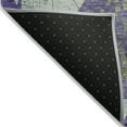 thumbnail image 3 of Addison Rugs Chantille Indoor/Outdoor Transitional Geometric Eggplant Washable Rectangle Rug, 2'6" x 3'10", 3 of 5