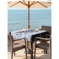 thumbnail image 3 of Outdoor Tablecloth with Umbrella Hole for Patio/Picnic/Party/Camping, Patriotic Anniversary Waterproof Table Cloth Square Cover Washable, Independence 250 4th of July Gray Wood (54"x 54"), 3 of 9