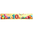 thumbnail image 3 of Cute Cartoon Themed Happy Birthday Banner with Mouse Car Elements Party Decoration Background Backdrop for Kids Birthday Party Photography Props Decorations, 3 of 4