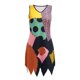 thumbnail image 1 of La Pesadilla Antes De Navidad Sally Disfraz De Halloween Para Las Mujeres Cosplay Vestido De Manga Corta Falda Esqueleto Zombie Ghos Horror, 1 of 4
